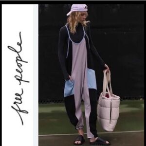 Free People Hot Shot Onesie in Raindrop Colorblock